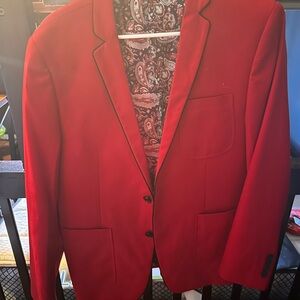 Men's Red Blazer